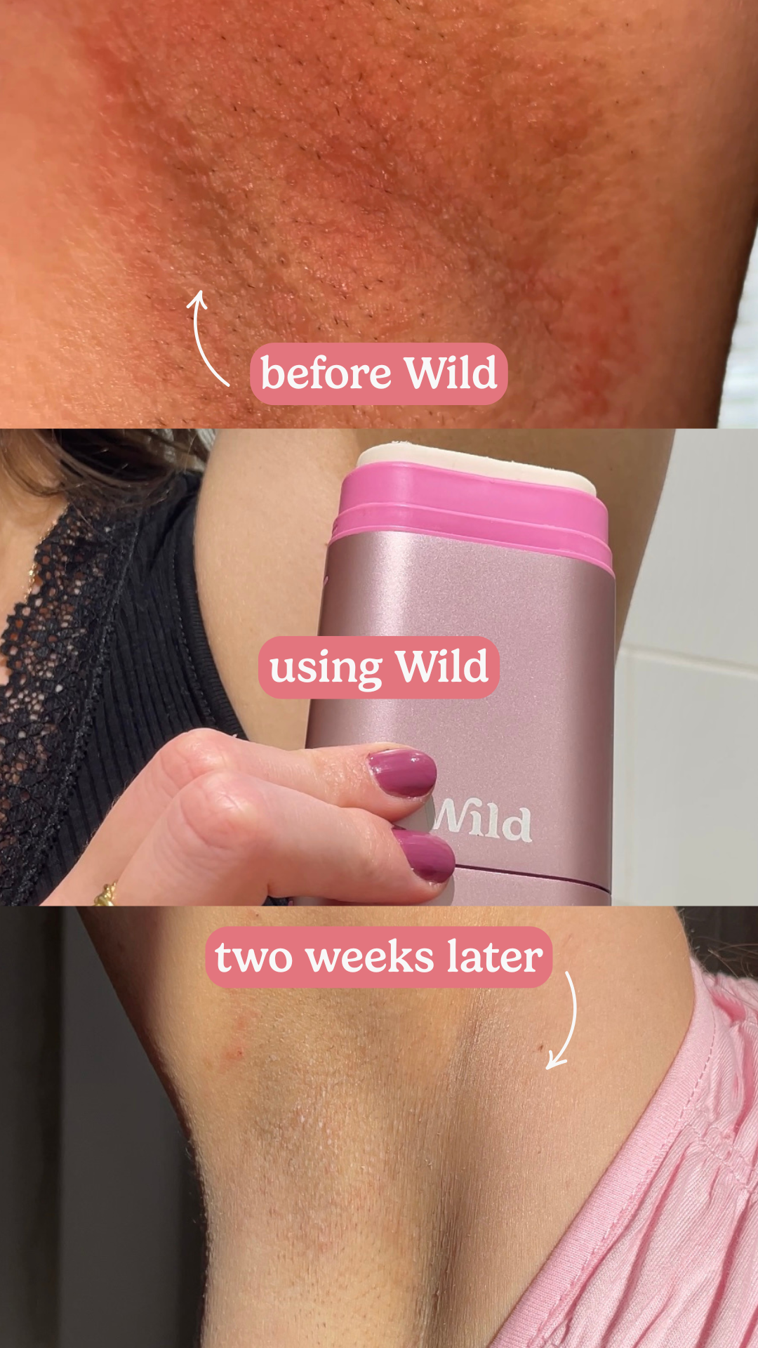 Wild Facebook ad: Powered by plant-based ingredients