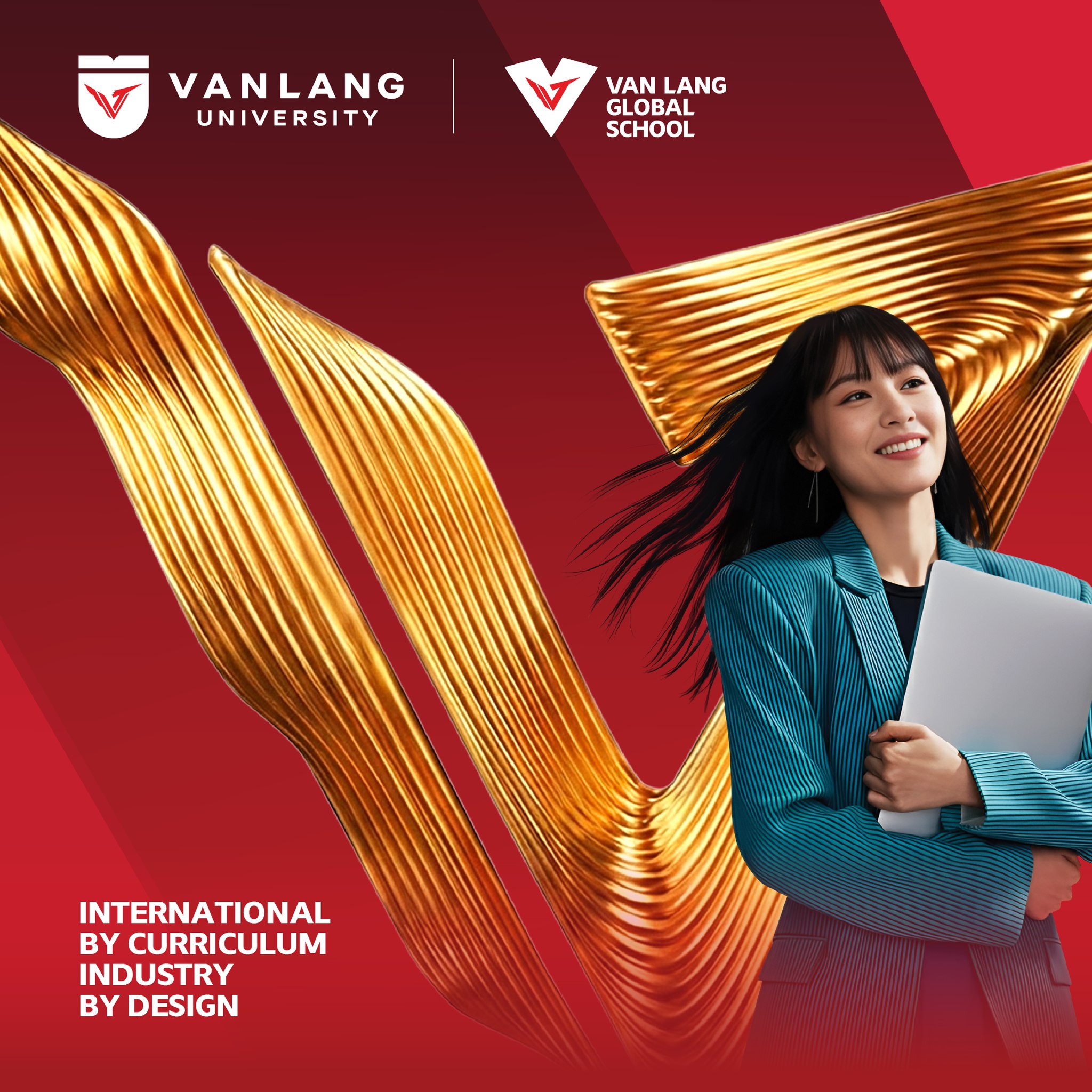 Van Lang University Facebook ad: KHI DOANH NGHIỆP VÀ GIÁO DỤC ĐỒNG KIẾN…