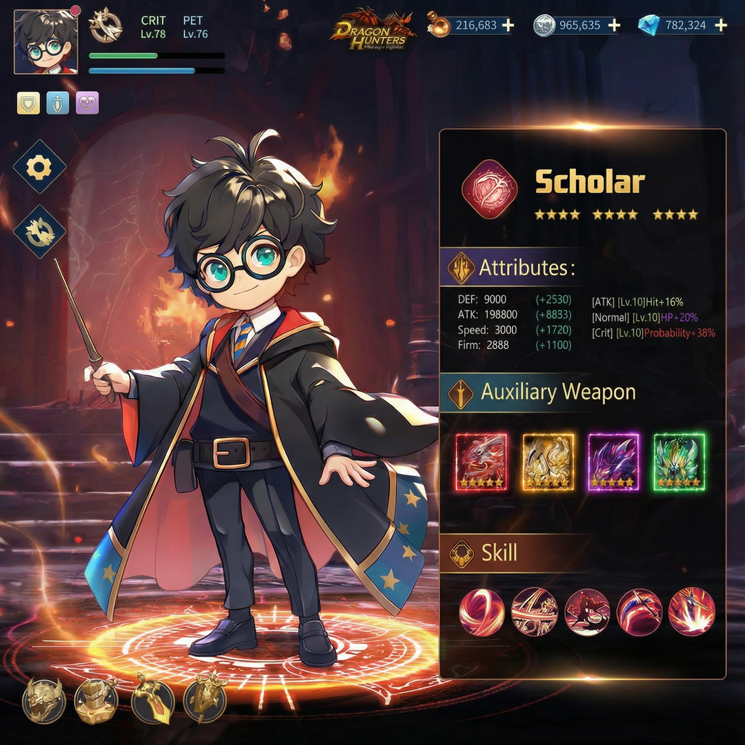 Dragon Hunters: Heroes Legend Facebook ad