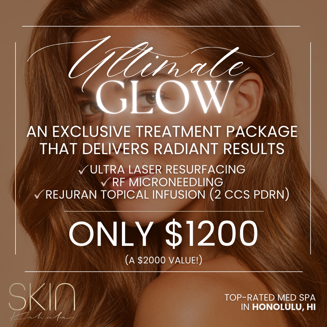 SKIN Kahala Facebook ad: Reveal Your Ultimate Glow