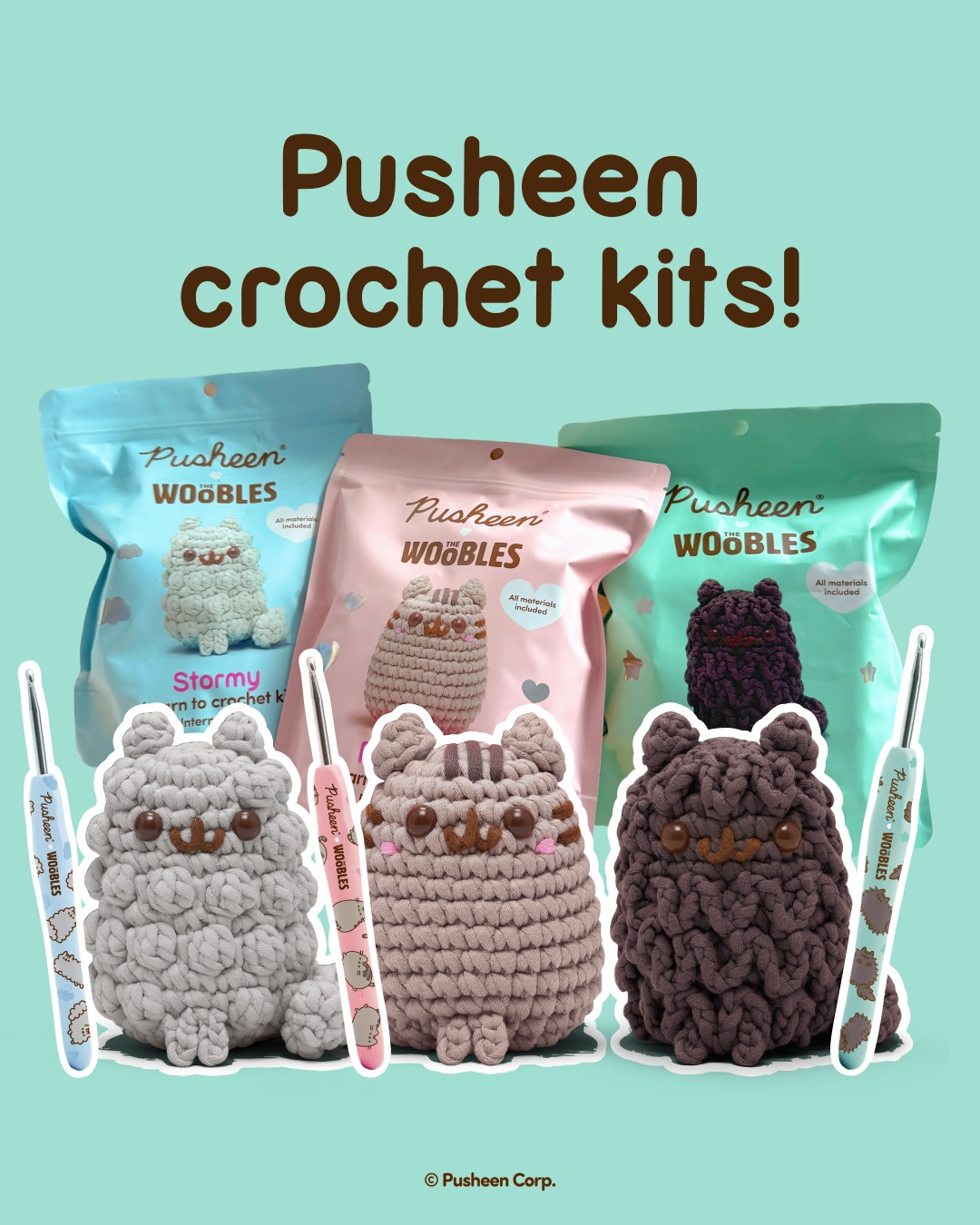 The Woobles Facebook ad: Pusheen x The Woobles