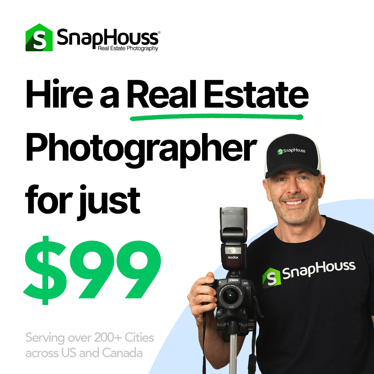 Snaphouss Facebook ad: Sell Properties Faster