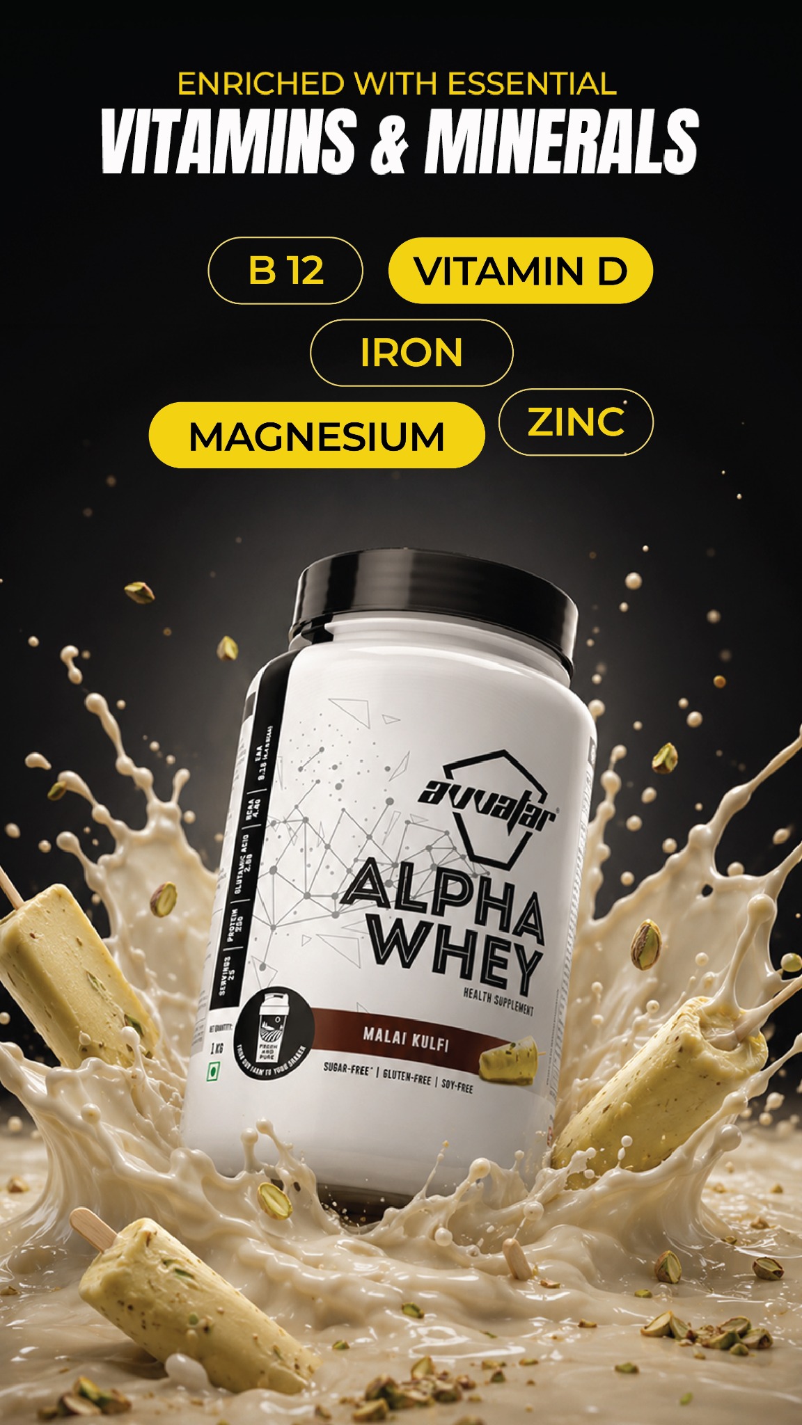 Avvatar Sports Nutrition Facebook ad