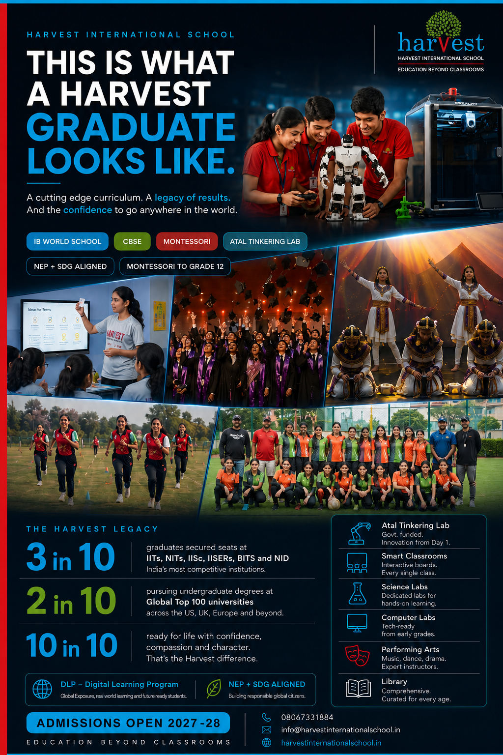 Harvest International School Facebook ad: This Is What A Harvest Graduate Looks Like