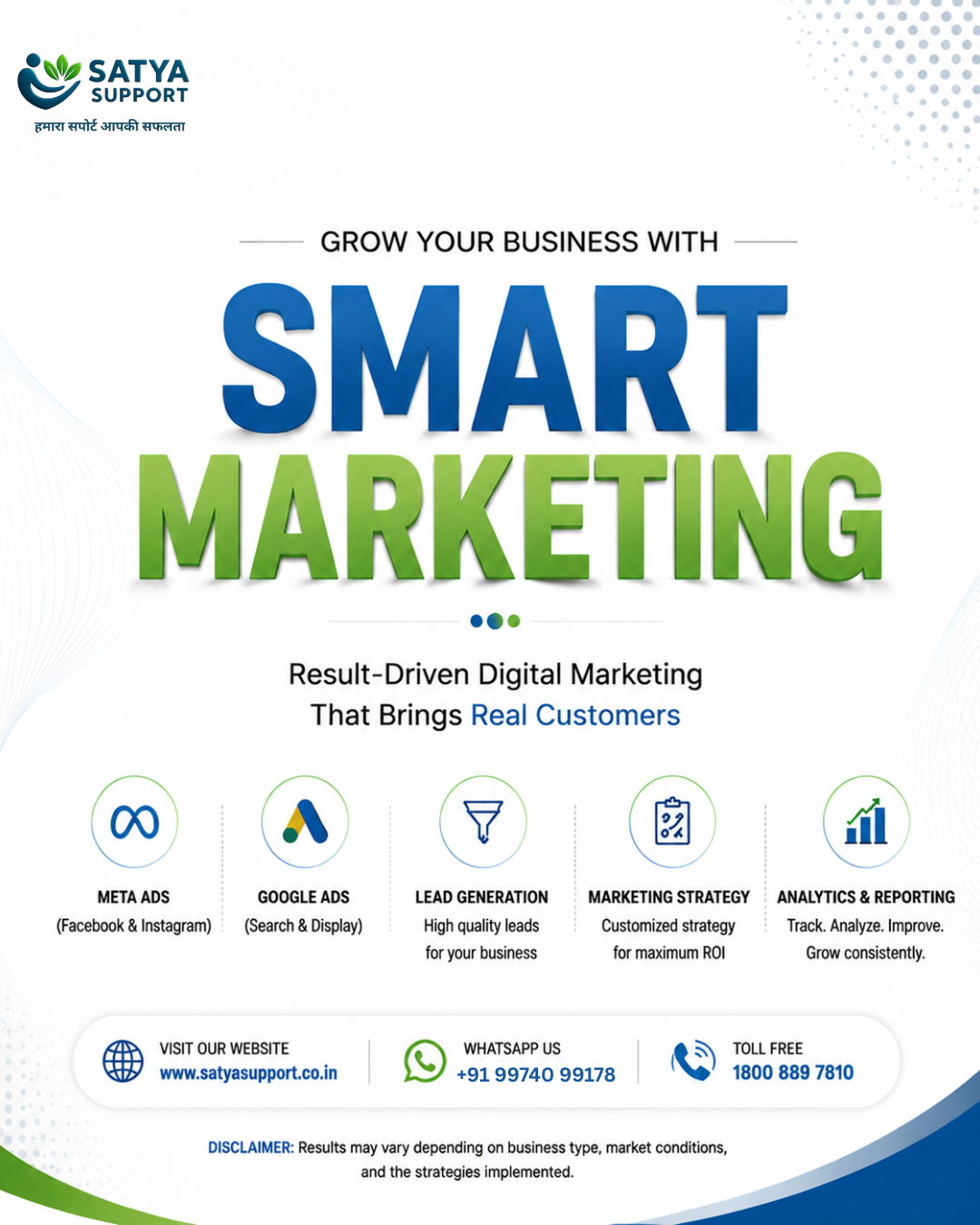 Satya Support Services Private Limited Facebook ad