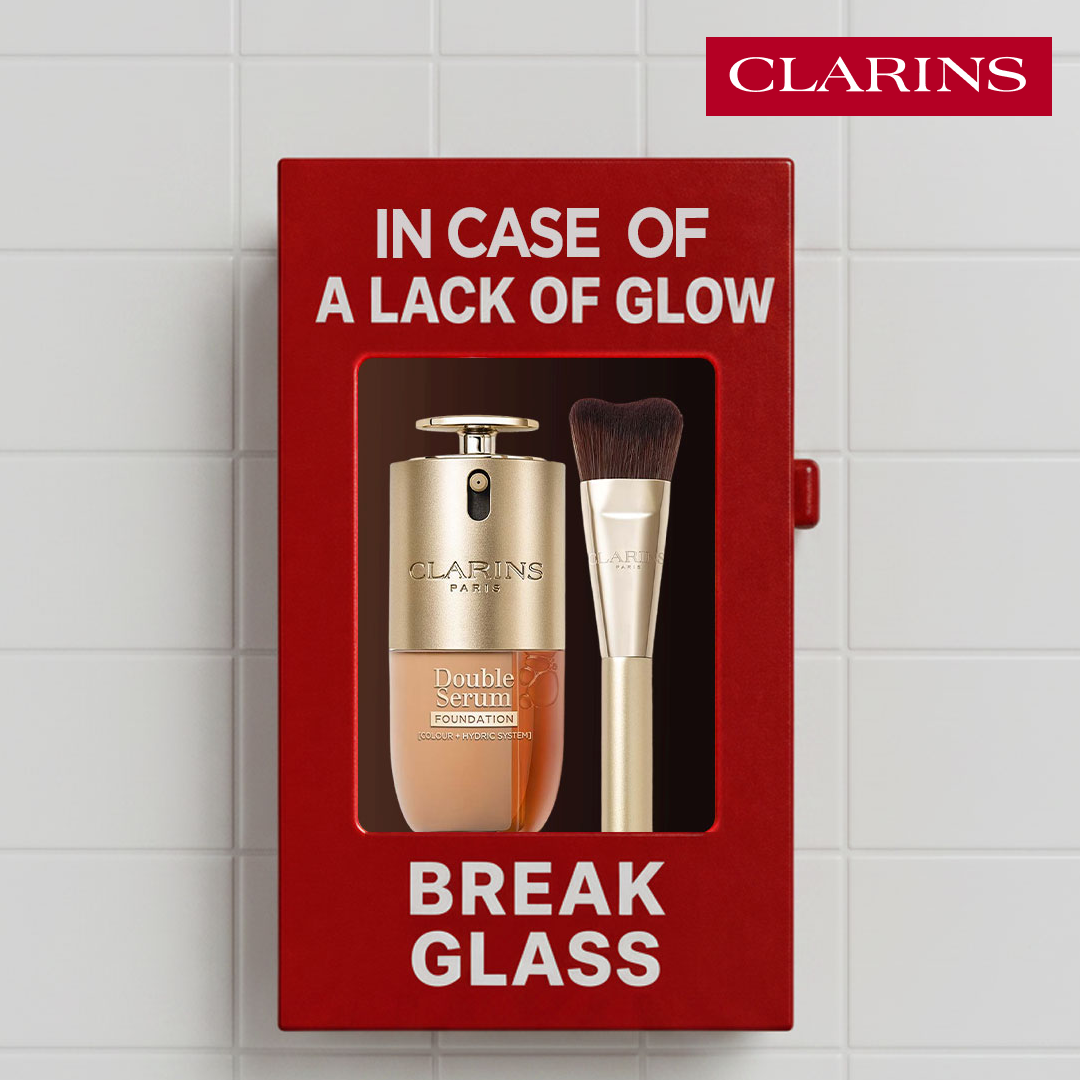 Clarins Facebook ad from Jul 3, 2026