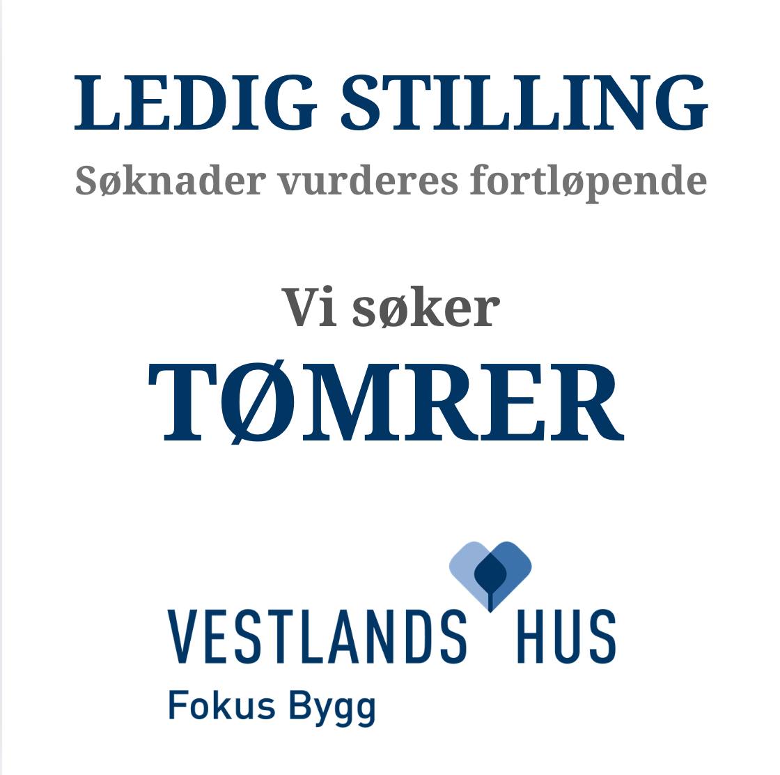 Fokus Bygg As Facebook ad: Vi søker dyktige tømrere