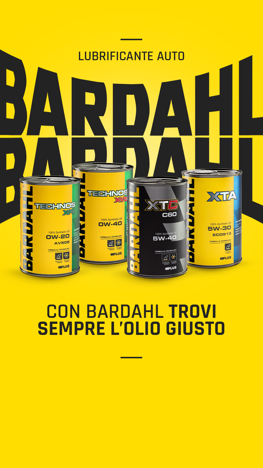 Bardahl Italia Facebook ad: Nuovo look, nuova tecnologia Bardahl.