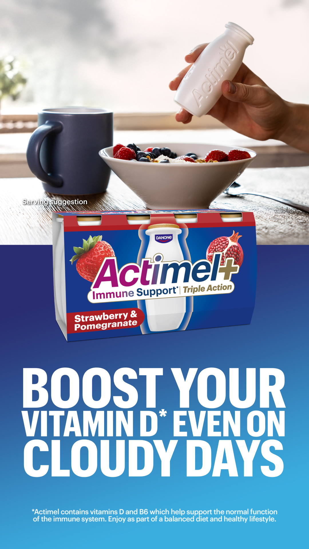 Actimel Facebook ad from Jan 5, 2026