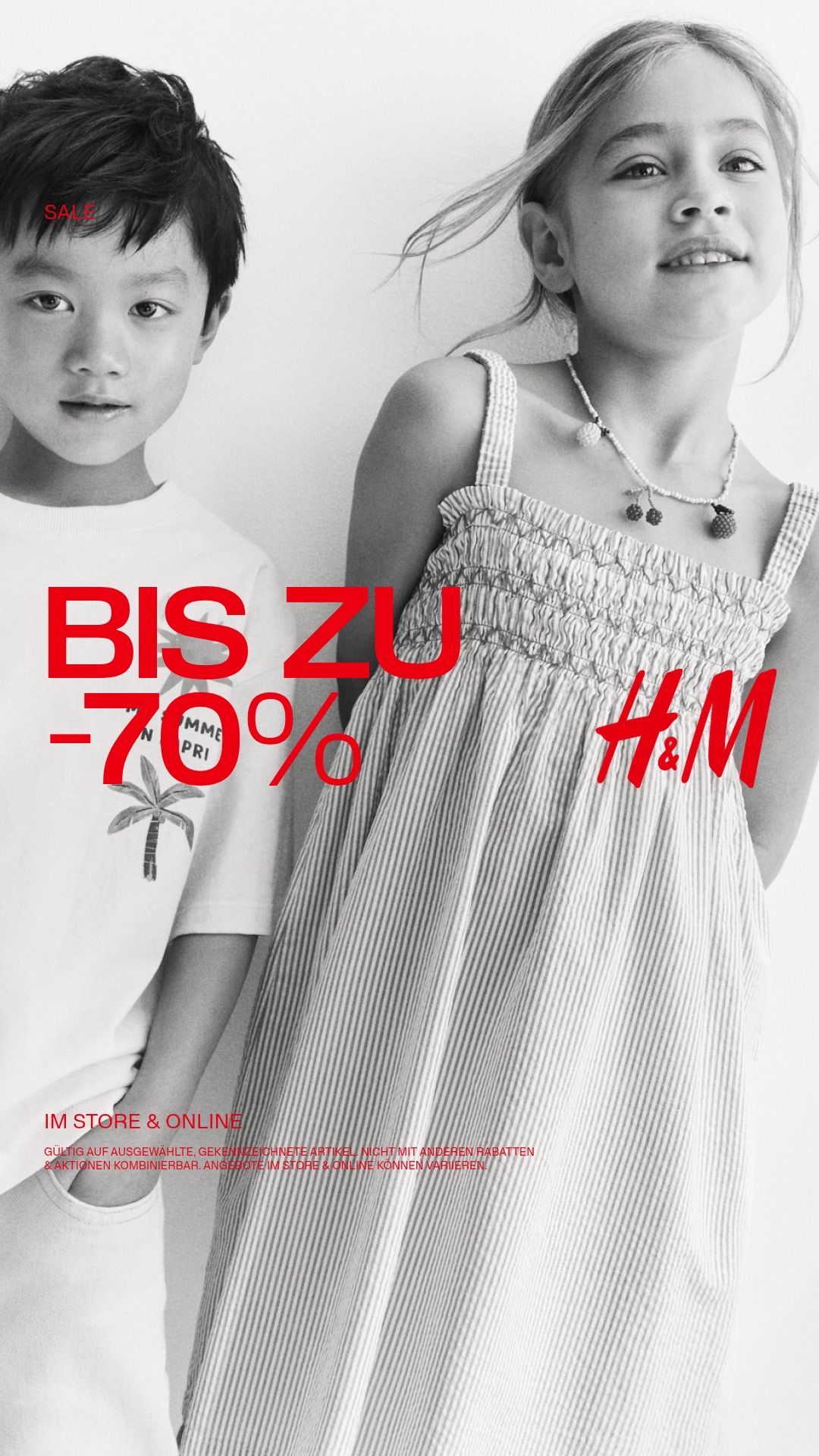 H&M Facebook ad