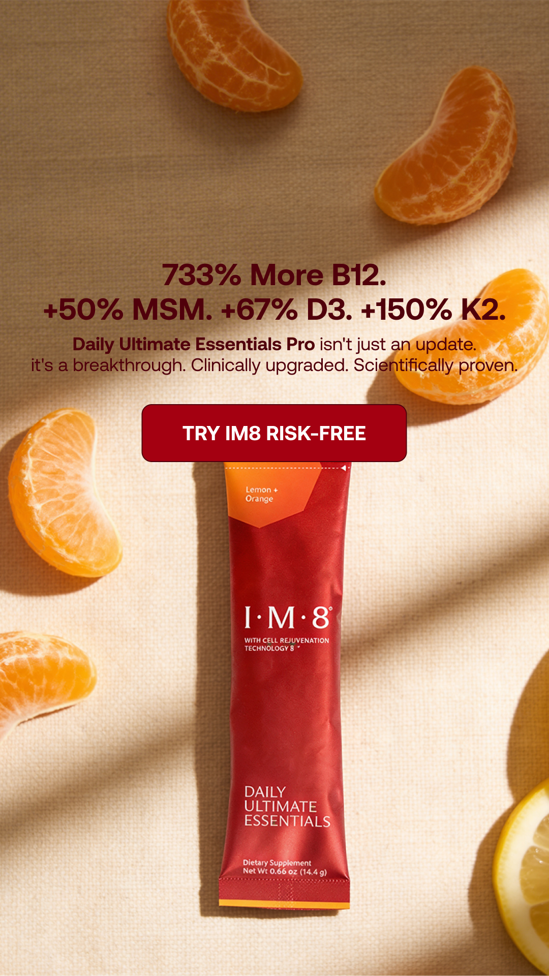 IM8 Health Facebook ad