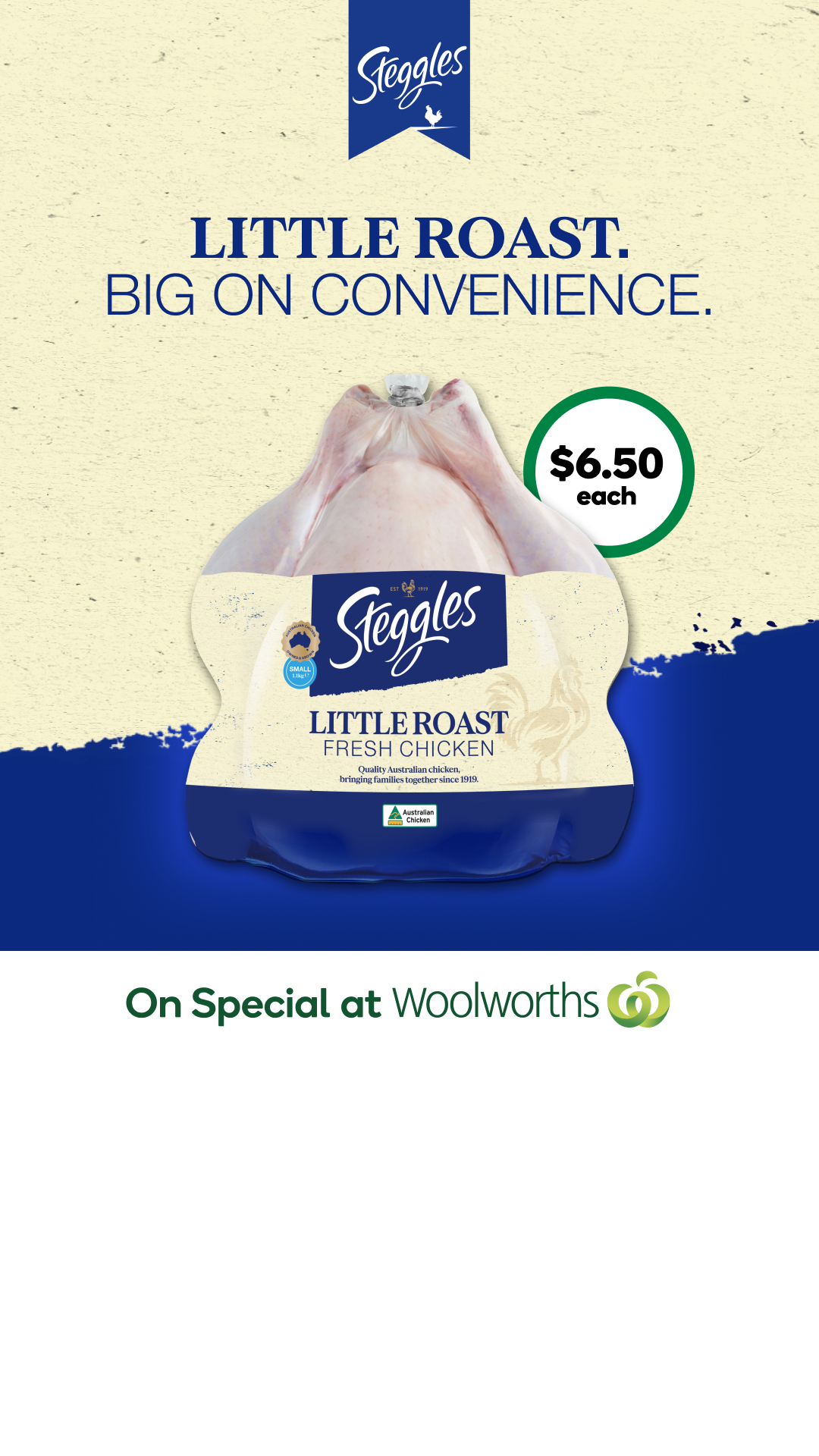 Steggles Facebook ad: Steggles Little Roast