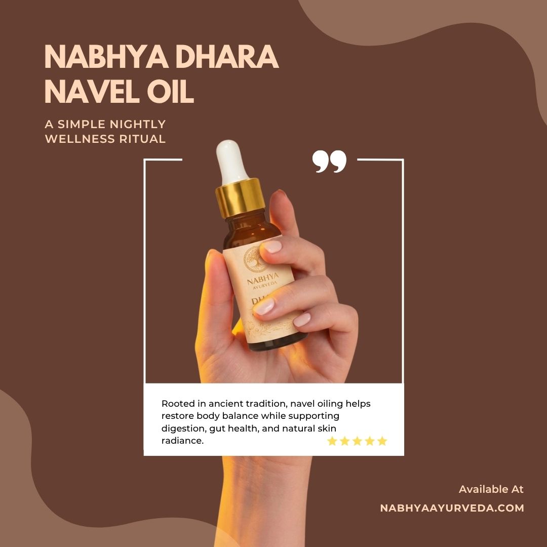 Nabhya Ayurveda Facebook ad: Ayurvedic Nabhi Care at 50% OFF