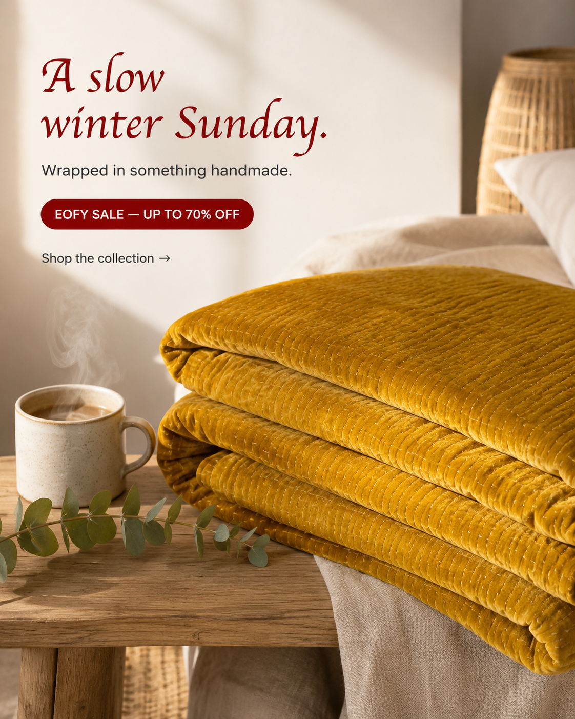 Linen Connections Facebook ad