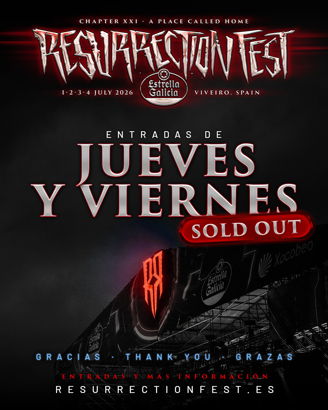 RESURRECTION FEST Facebook ad