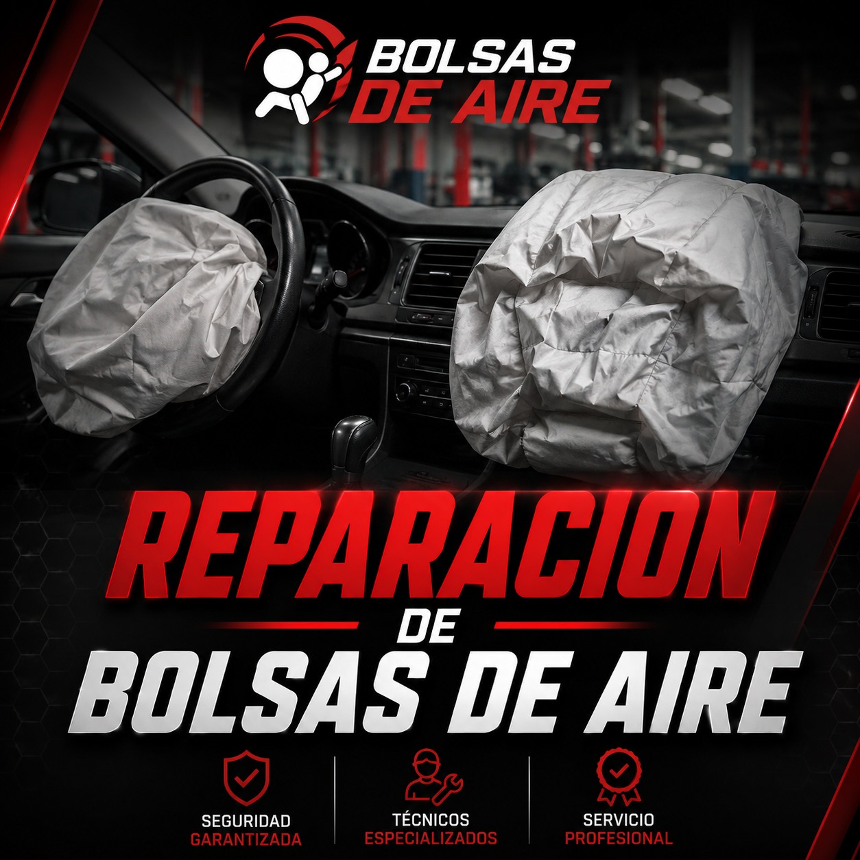 Airbag Exprés Facebook ad: Un detalle puede salvar tu vida