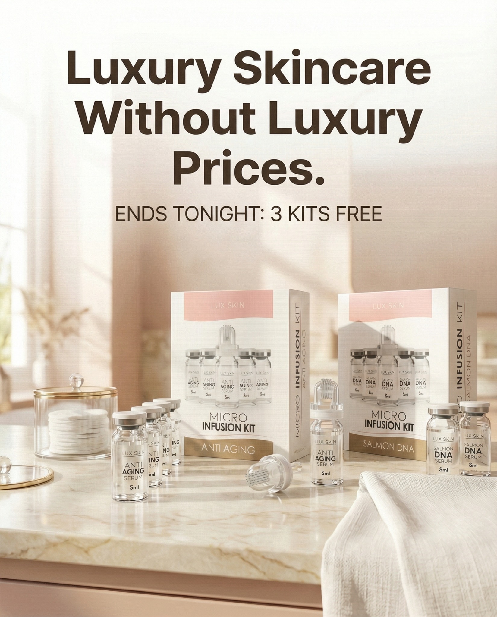 LUX SKIN Facebook ad