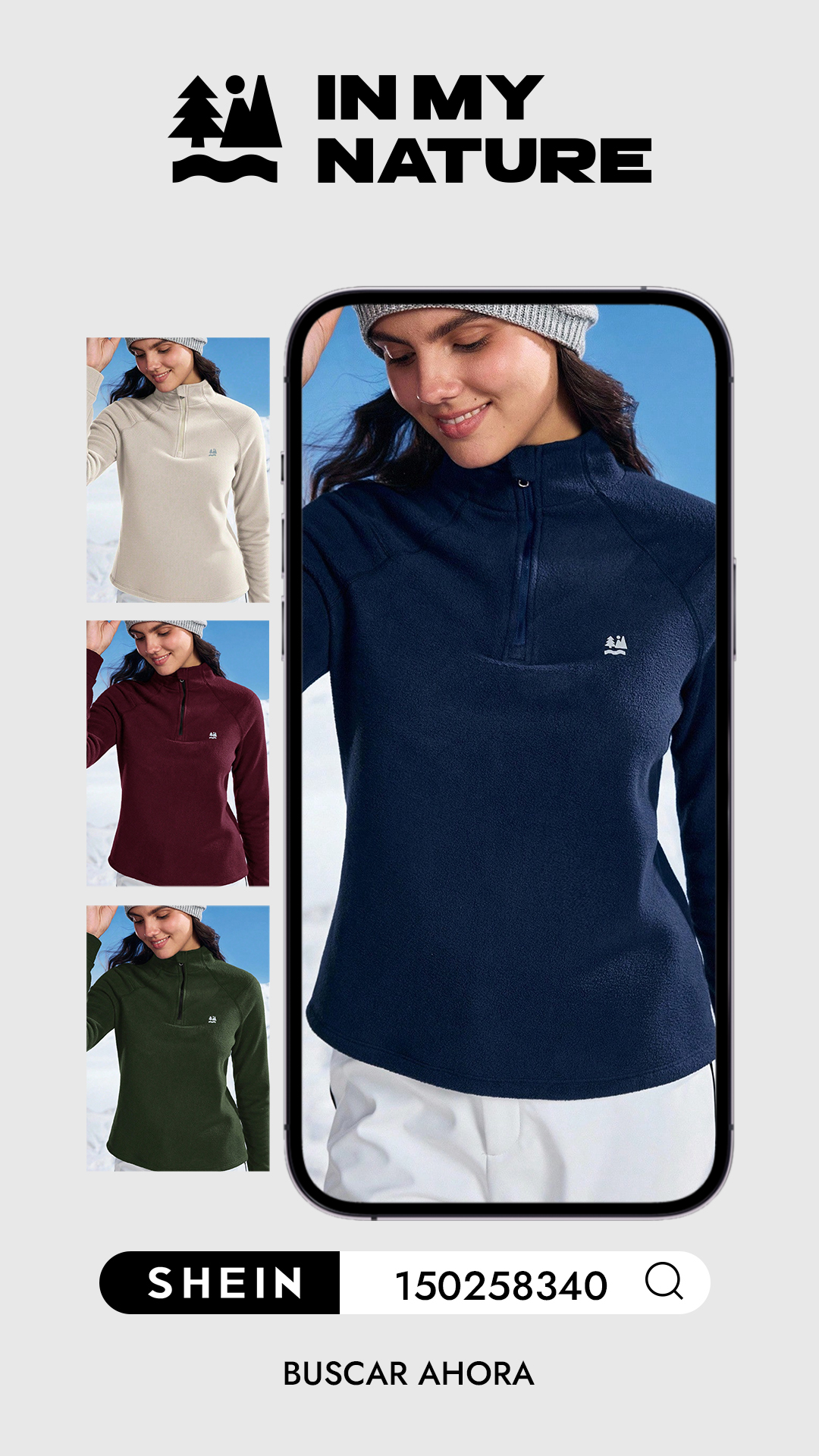 SHEIN Facebook ad: Hazte con forro polar