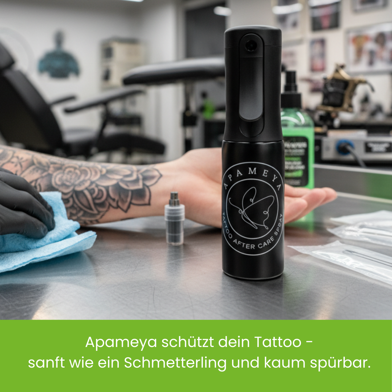Mitidee Facebook ad: Neu & premium: Apameya Tattoo After Care Spray…