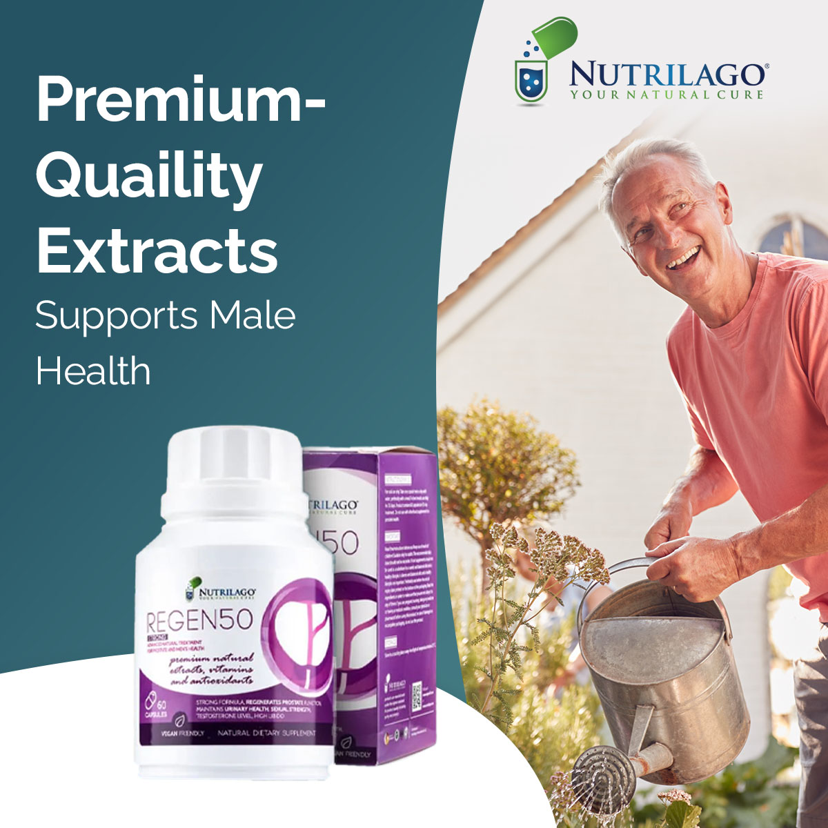 Nutrilago Magyarország Facebook ad: Regen50 Strong