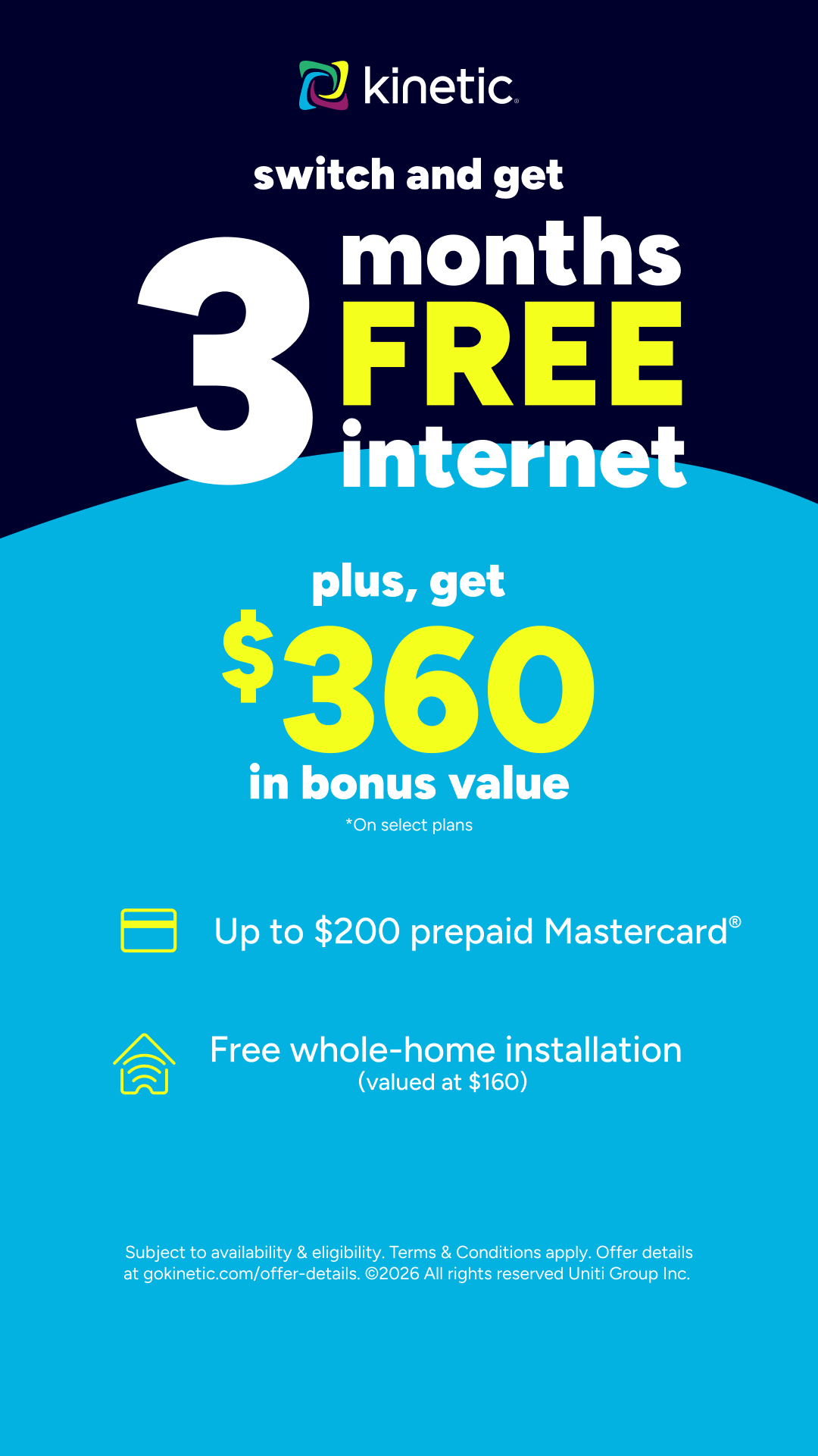 Kinetic Internet Facebook ad