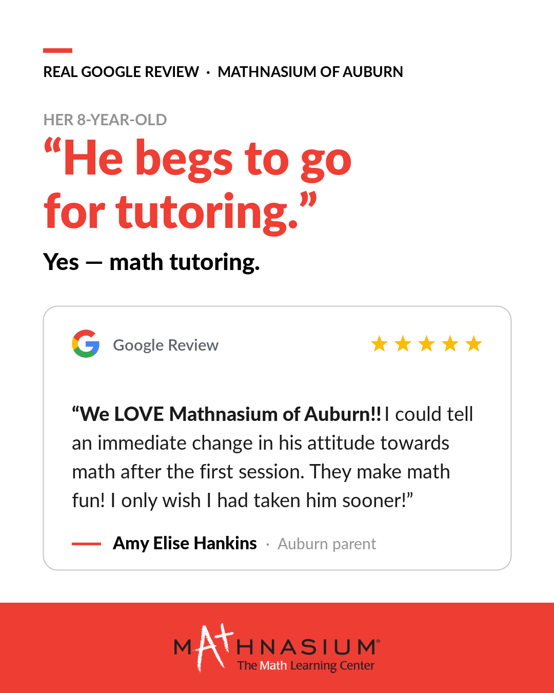 Mathnasium Of Auburn Facebook ad: Get Back to School Pricing + FREE Math Assessment
