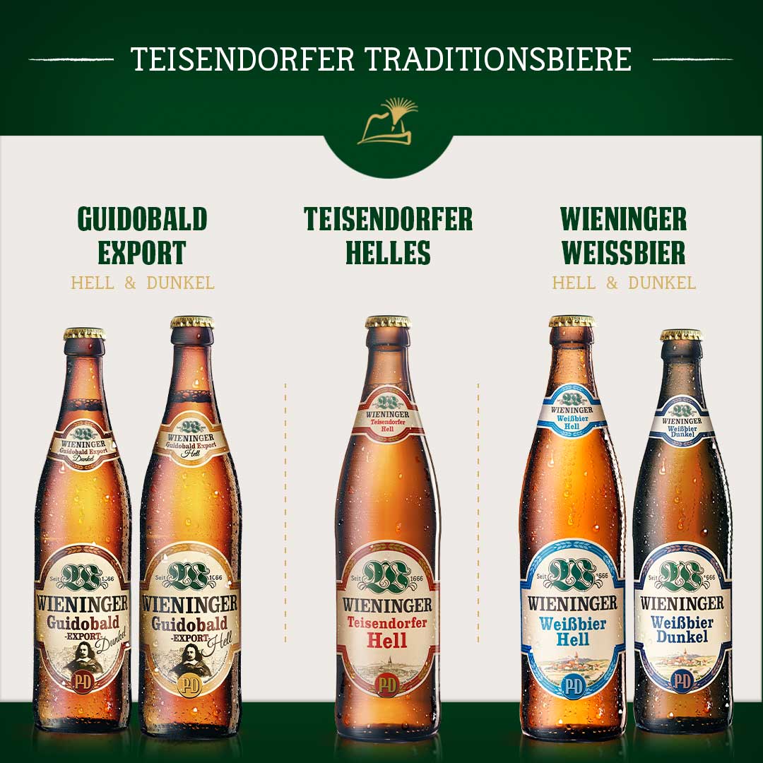 Privatbrauerei Wieninger Facebook ad: Tradition seit 350 Jahren.