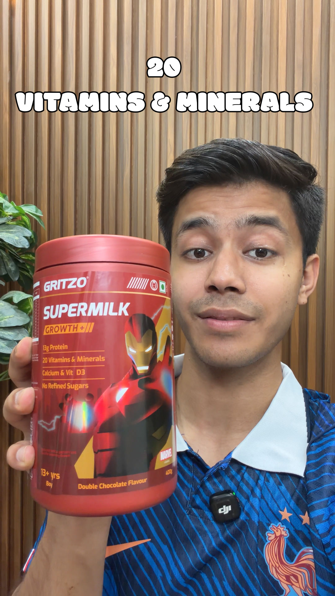 Gritzo - Personalized Nutrition For Your Child Facebook ad: Support your child's growth with Gritzo SuperMilk Growth+