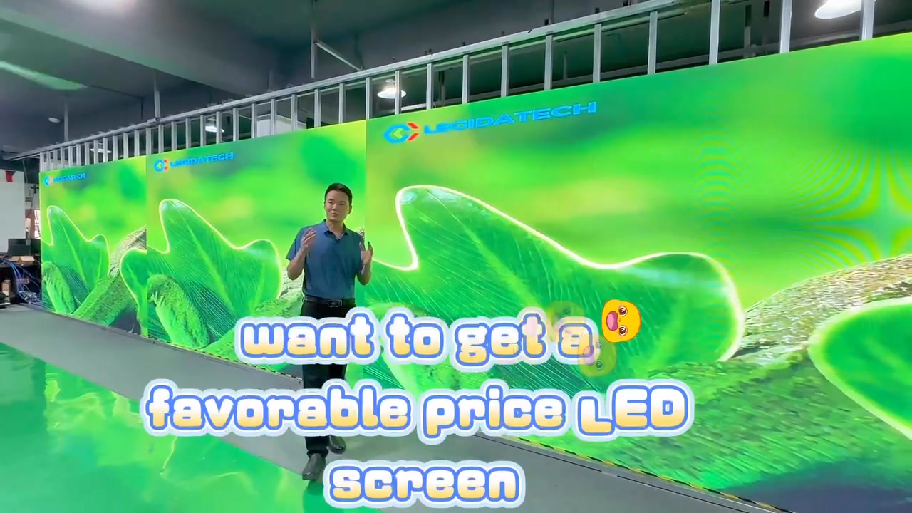 Church LED Videowall Facebook ad: Easy installation Church LED screen for Church hall.