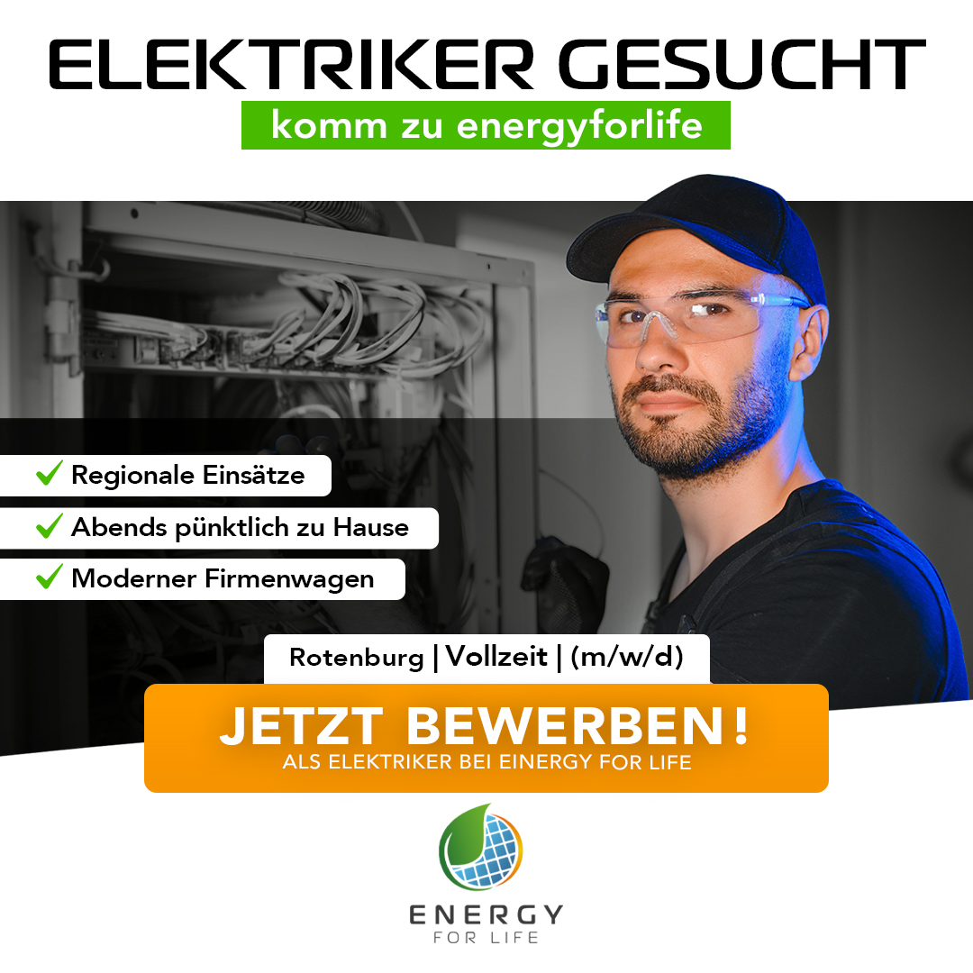 Energyforlife GmbH Facebook ad: Jetzt bewerben!