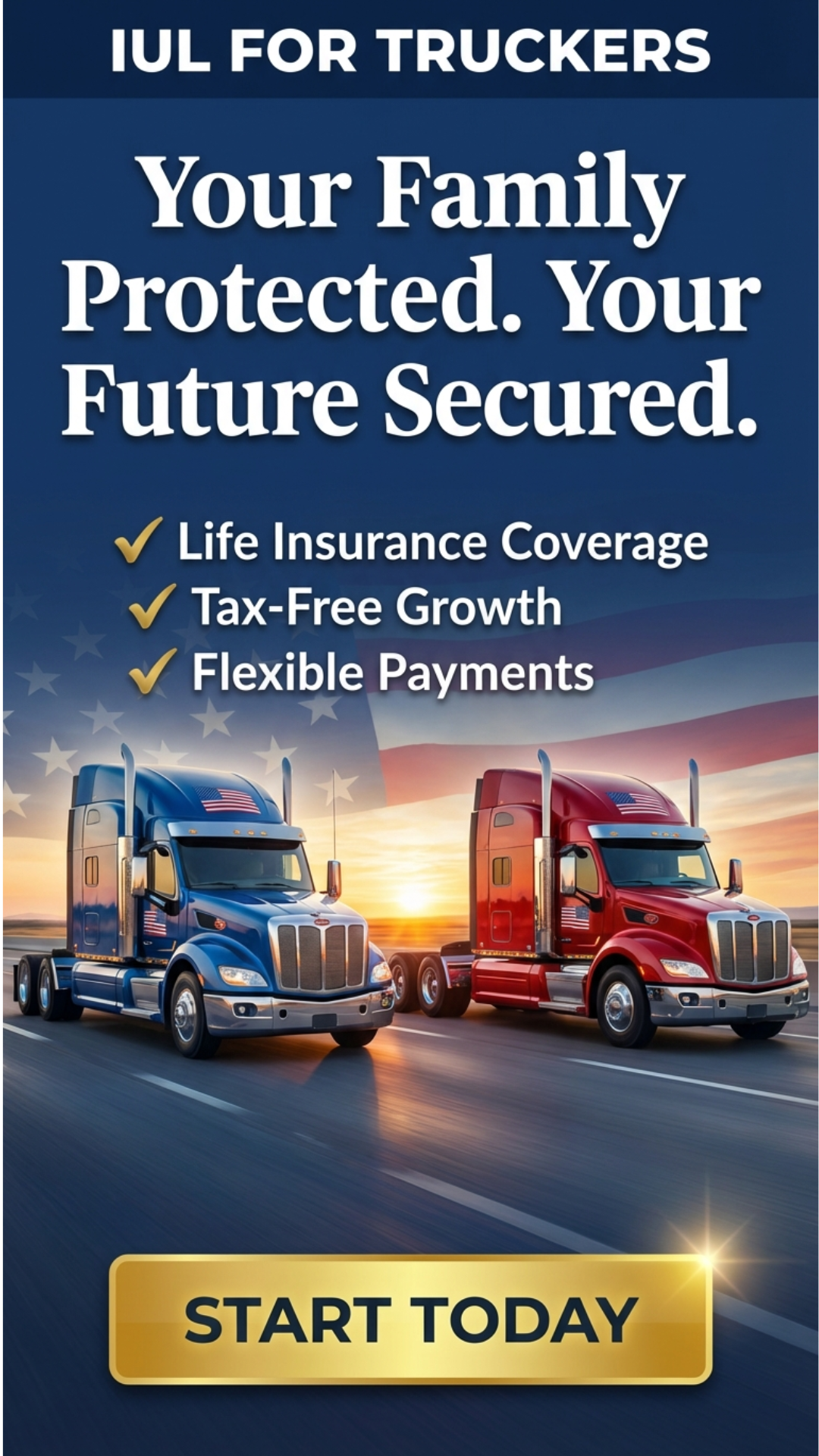 My Affordable Trucker Insurance Facebook ad