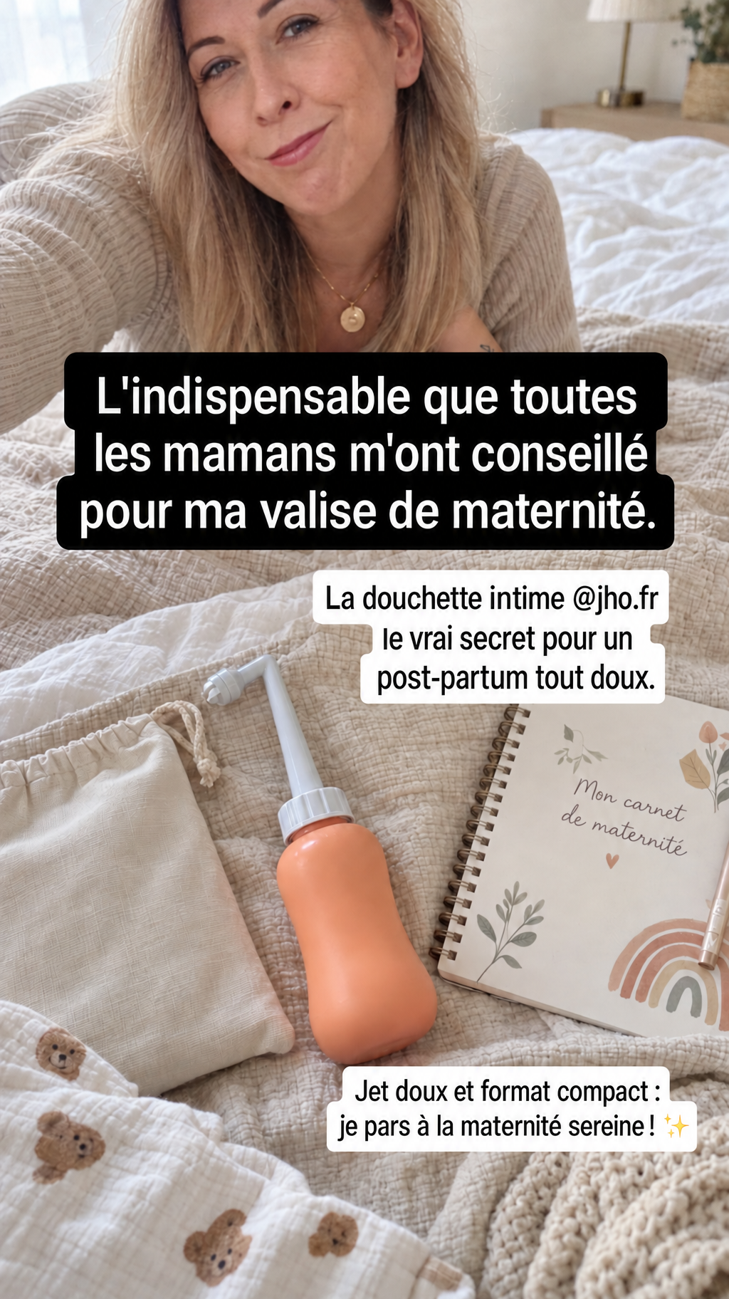 Stéphanie Brevet Facebook ad: Gamme maternité Jho