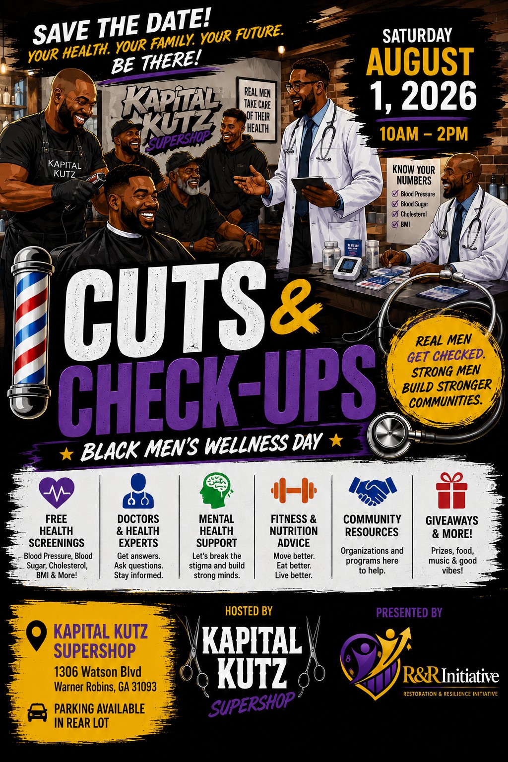 Restoration & Resilience Initiative, Inc. Facebook ad: Cuts and Check-Ups