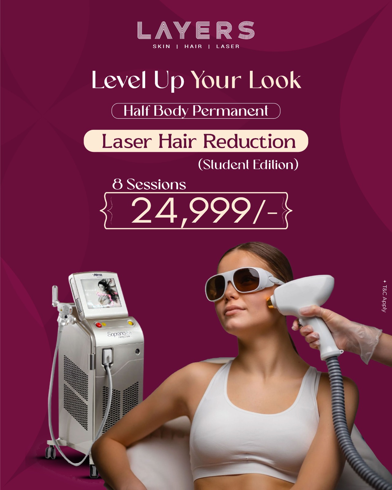 Layers Clinics Facebook ad