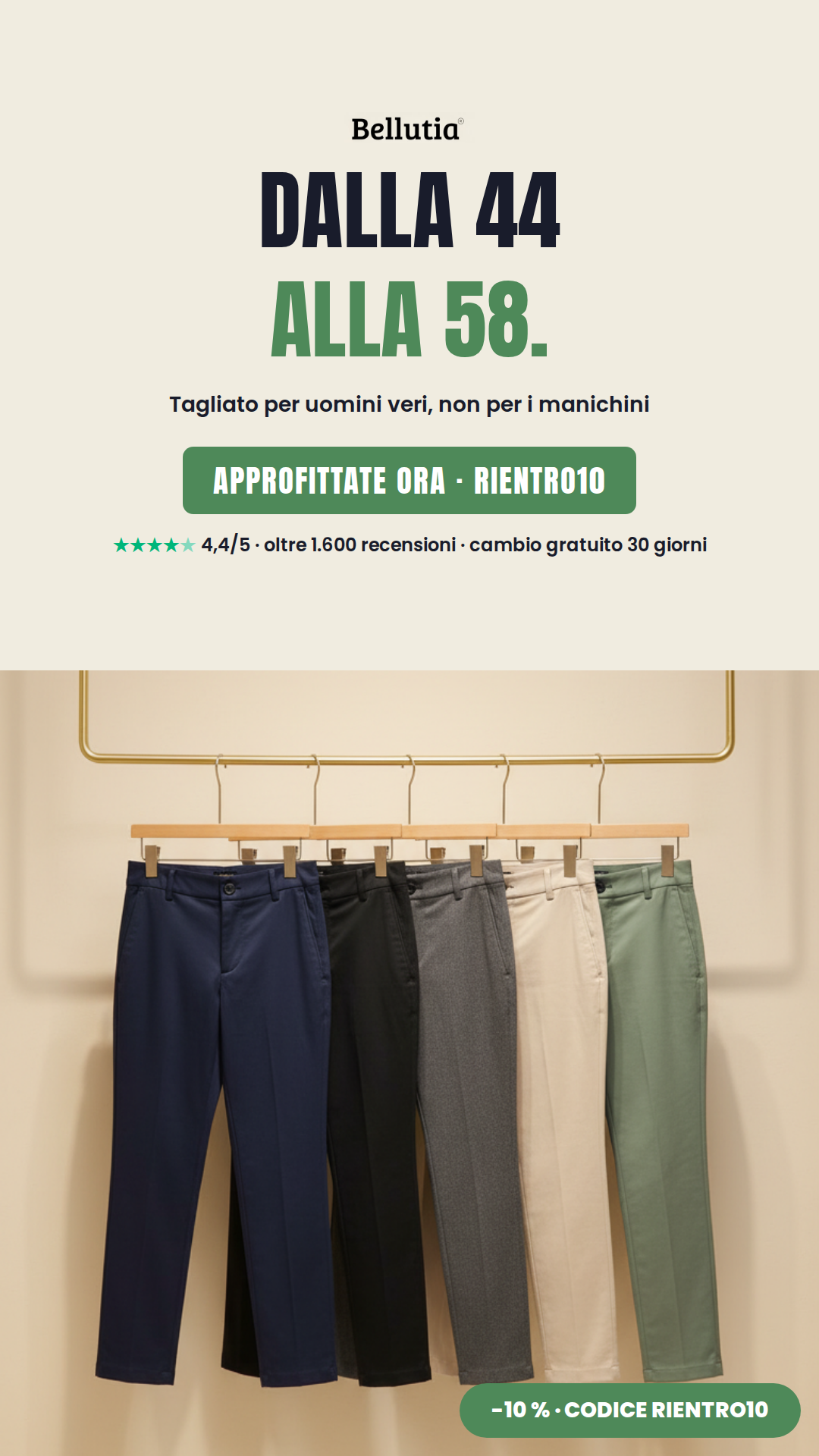 Bellutia Italia Facebook ad