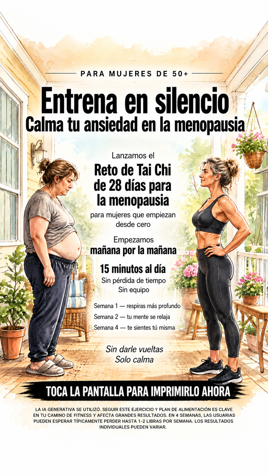 Lori Fitness Facebook ad: ¡Siéntete más fuerte, con más energía y activa…