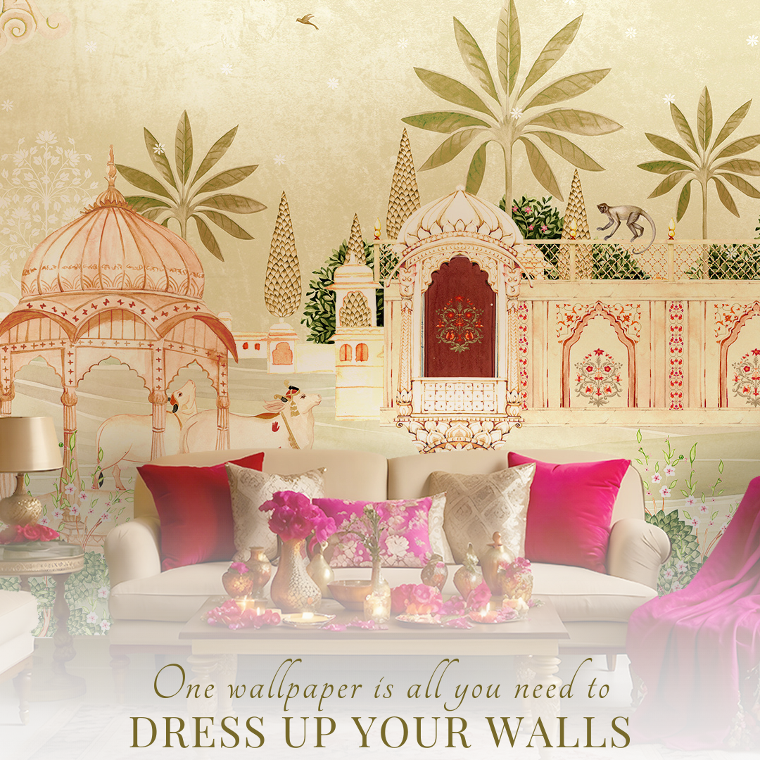Space of Joy Facebook ad: Hand-painted designs that bring India’s charm into your…