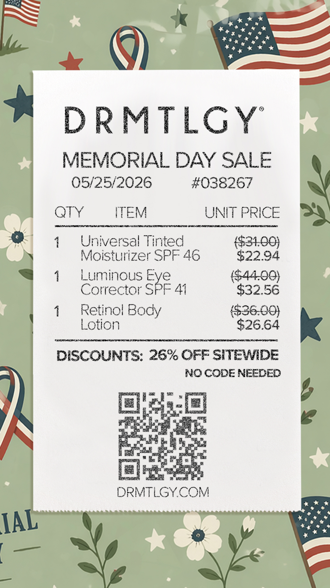 DRMTLGY Facebook ad