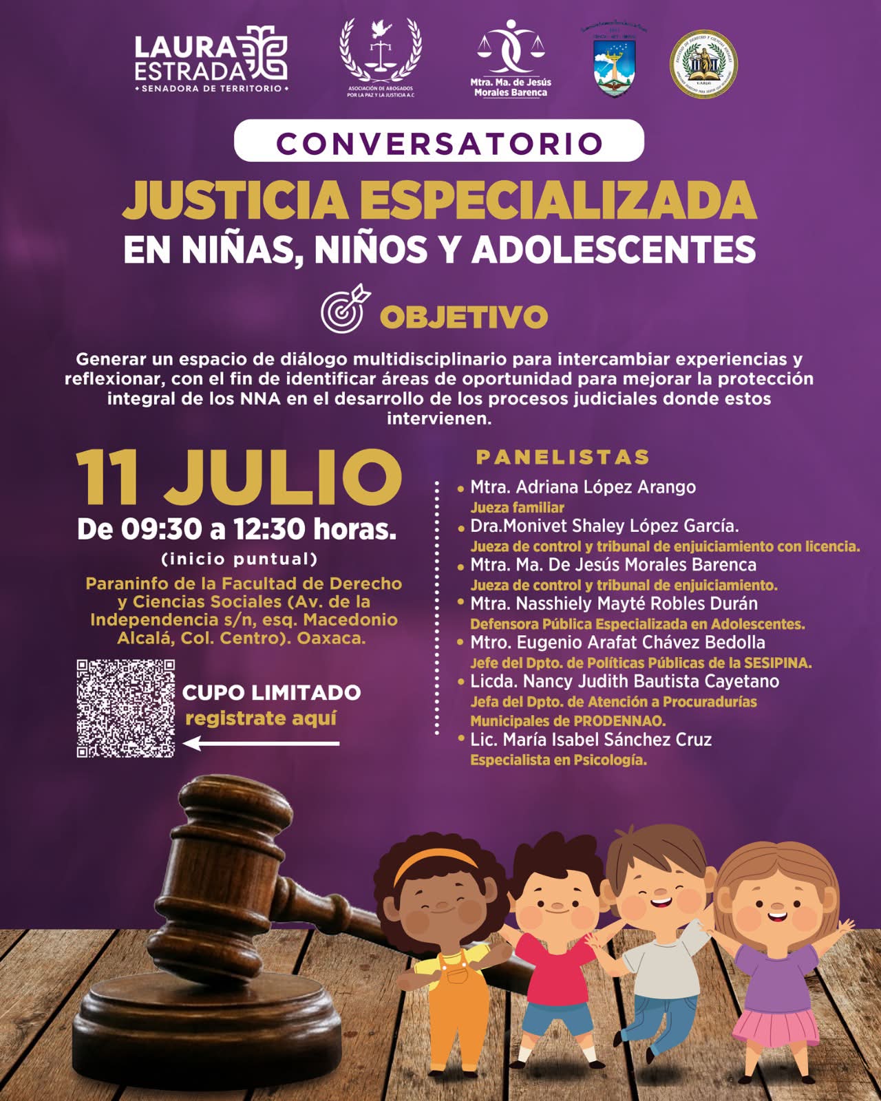 Laura Estrada Mauro Facebook ad: ¡Amigas y amigos, están cordialmente invitados!
