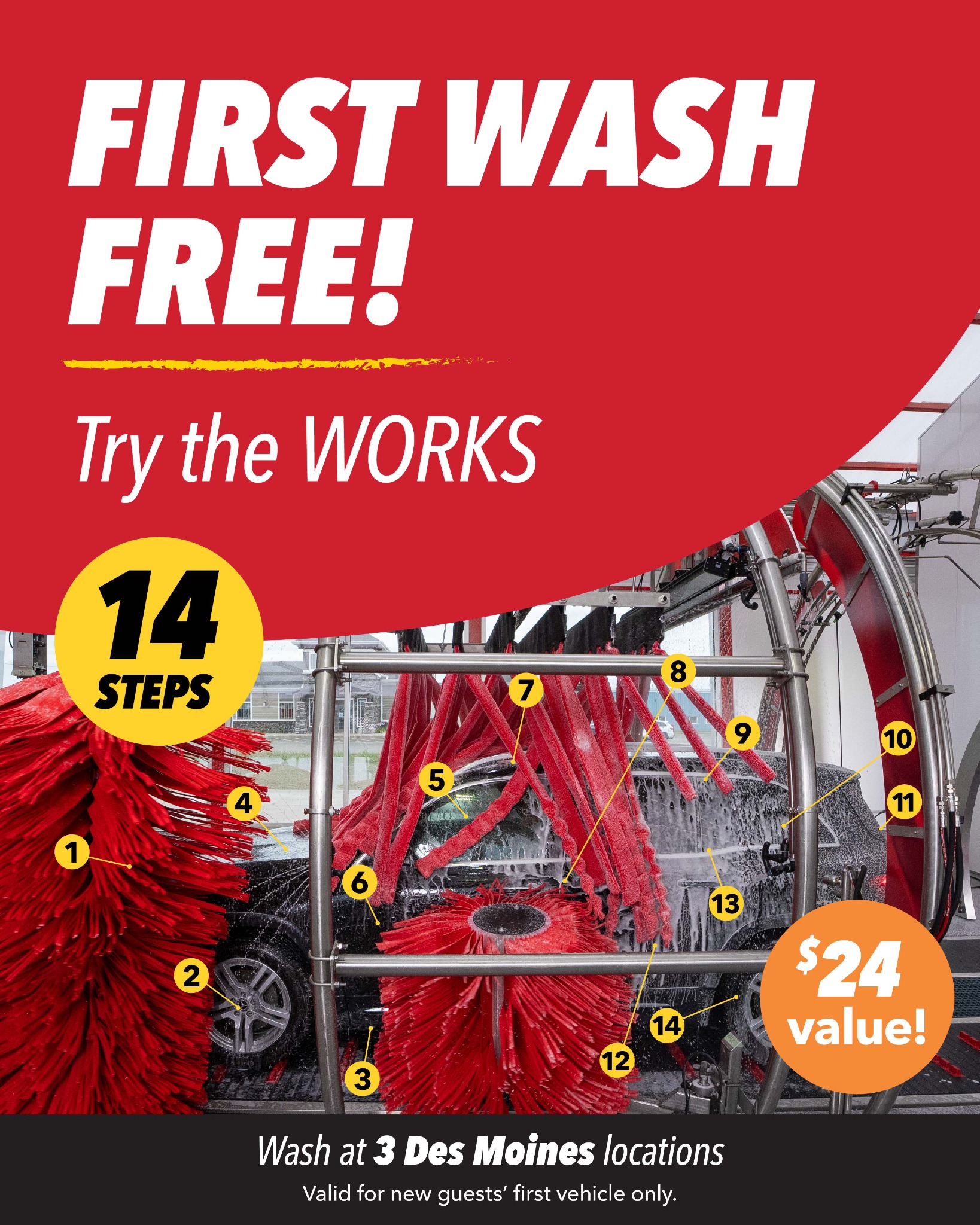 Tommy's Express Car Wash Facebook ad