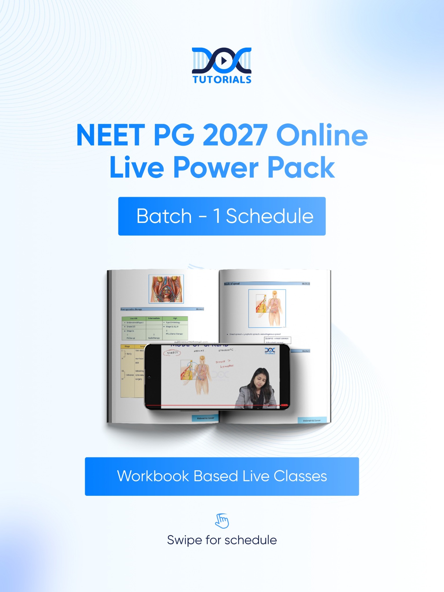 DocTutorials - NEET PG & INI CET Facebook ad: Strengthen NEET PG prep with workbook-based online classes…