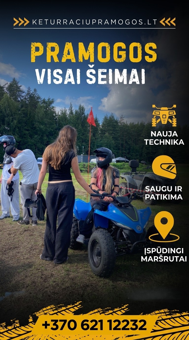Keturračių Pramogos Facebook ad
