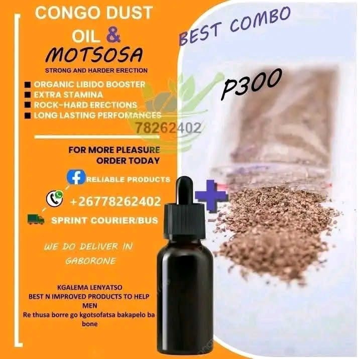 Phineas Facebook ad: CONGO DUST OIL