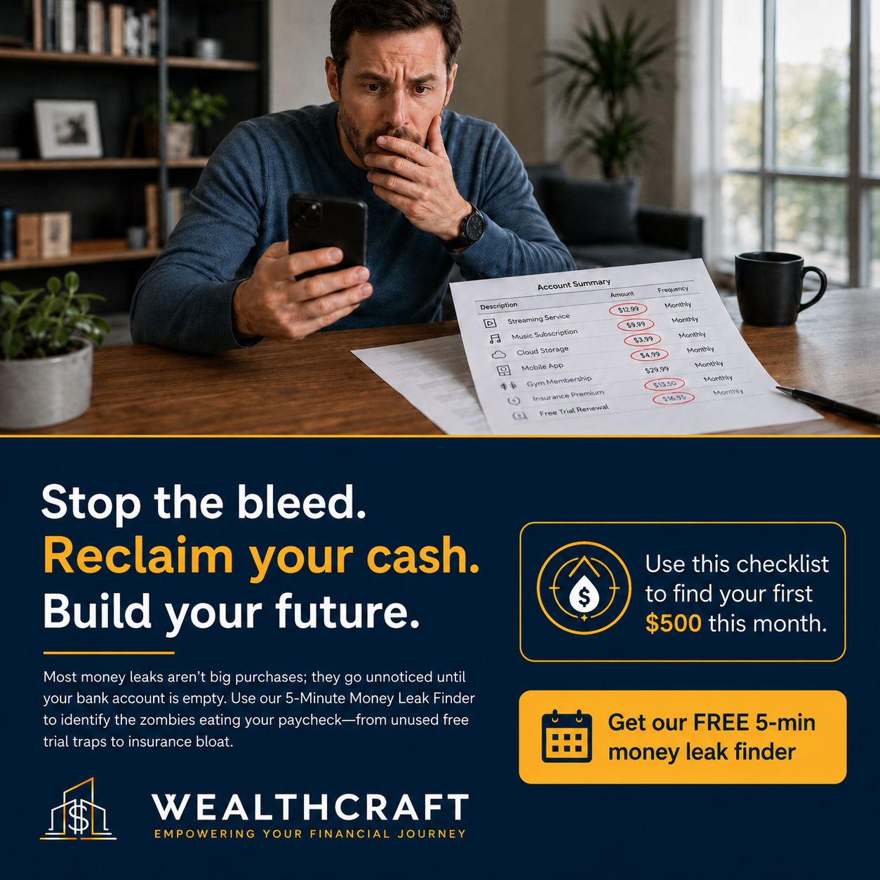 Wealthcraft Financial Coaching Facebook ad