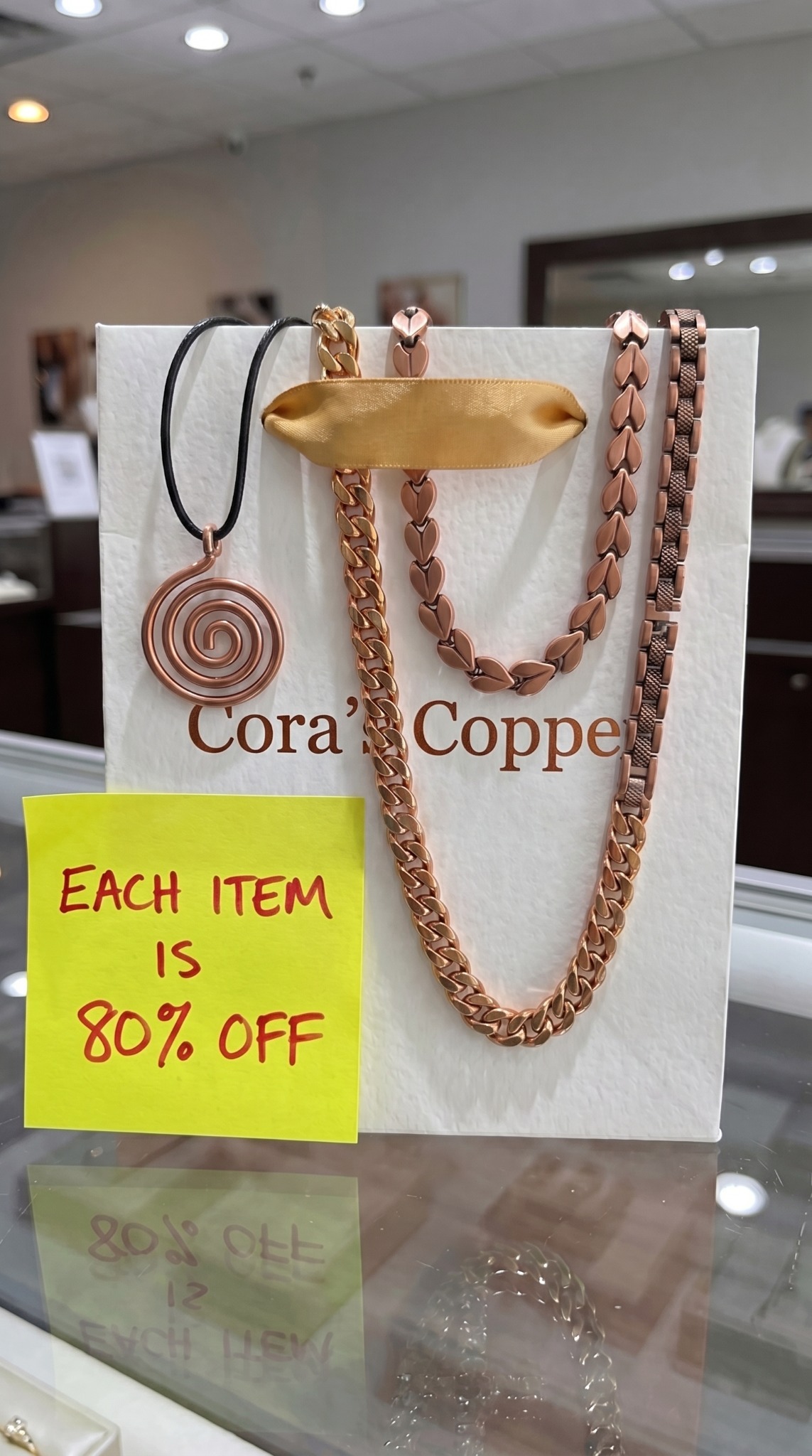 Cora's Copper Jewelry Facebook ad
