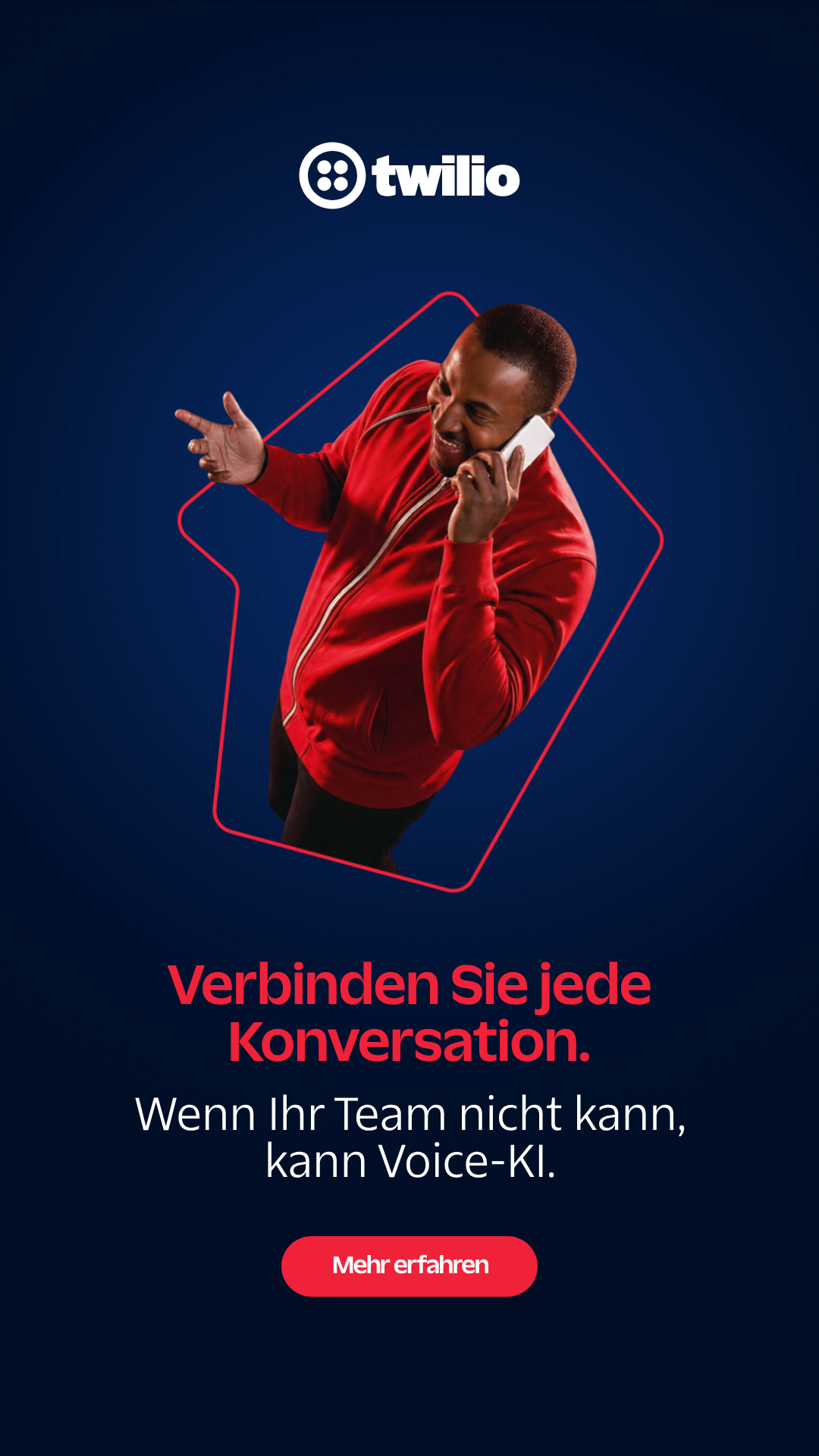 Twilio Facebook ad