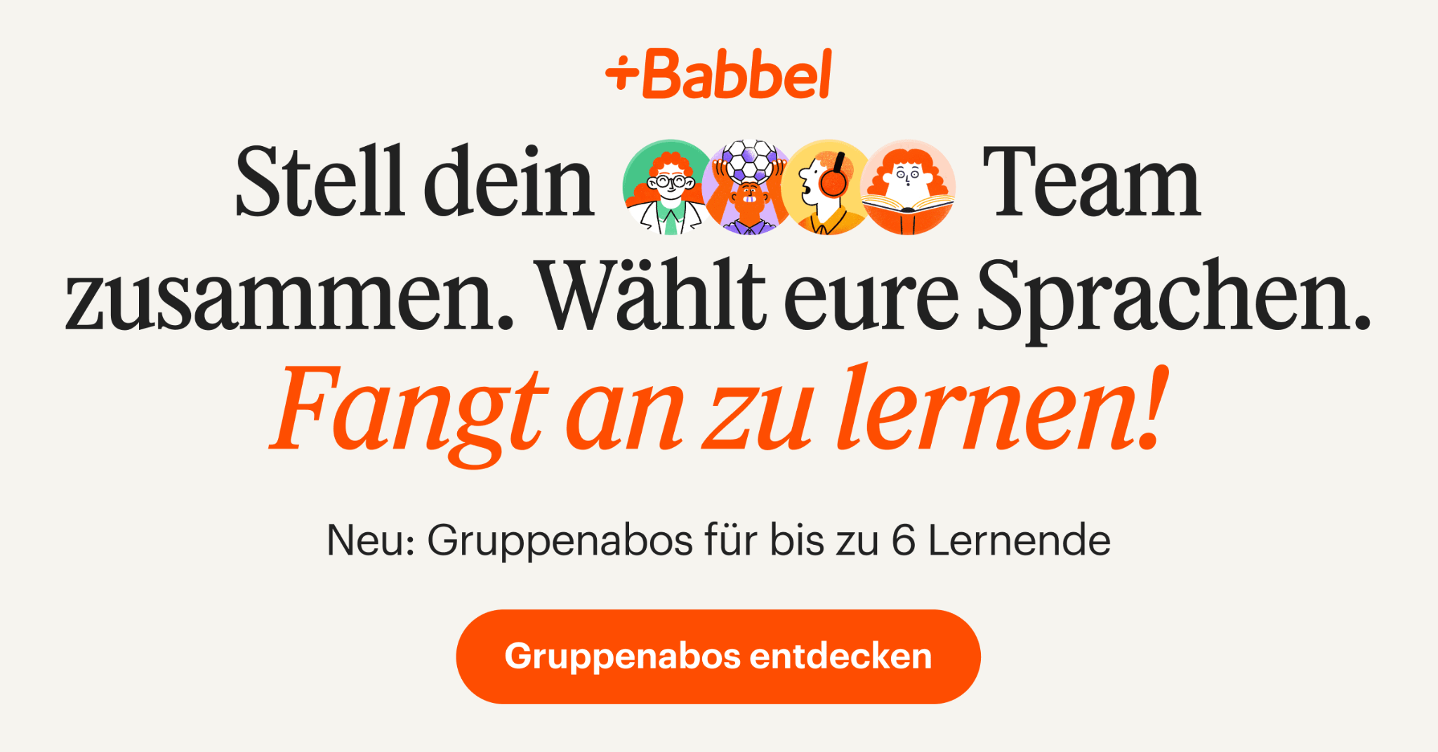Babbel Facebook ad