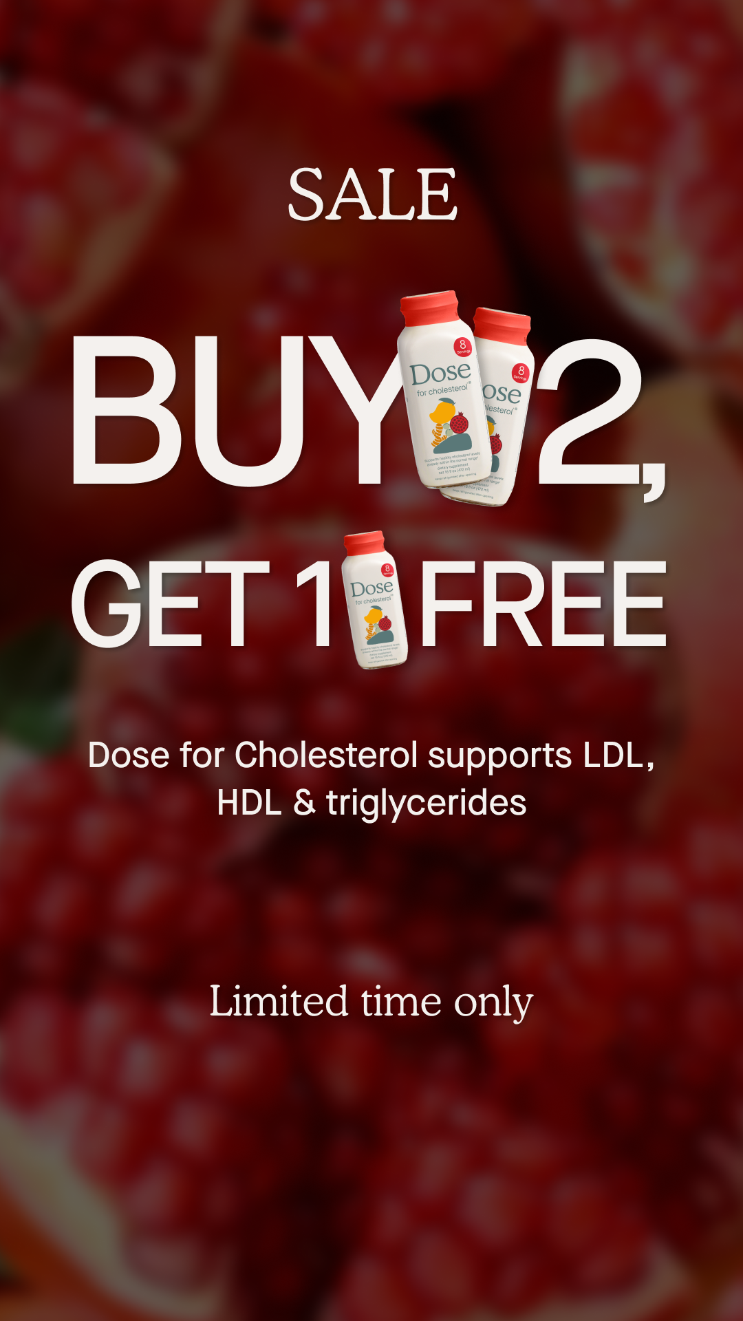 Dose for Cholesterol Facebook ad