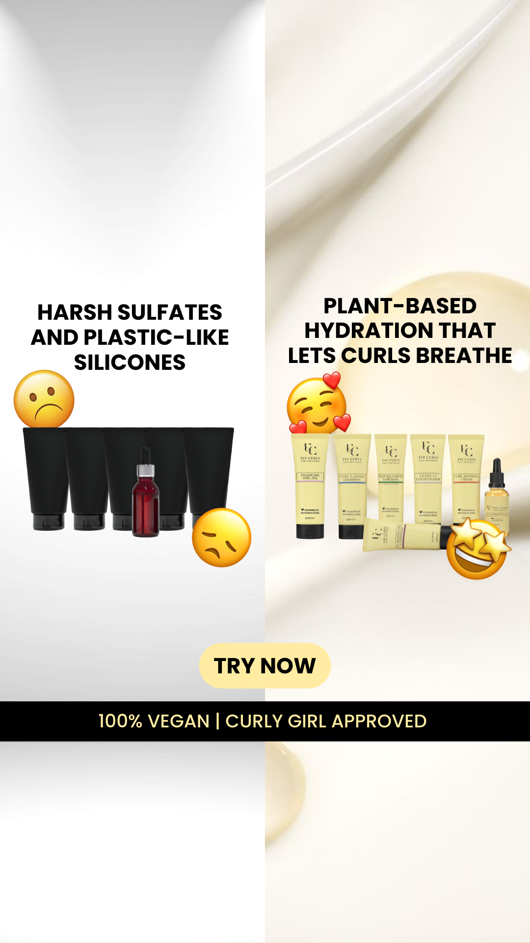 Eve Curls Facebook ad