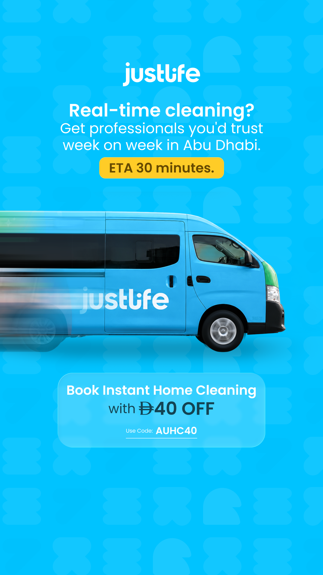 Justlife UAE Facebook ad
